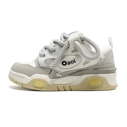 2024 New Women's Casual Sneaker Soft Bottom Fashionable Comfortable Breathable Anti-Slippery Walking Height Increasing Platform