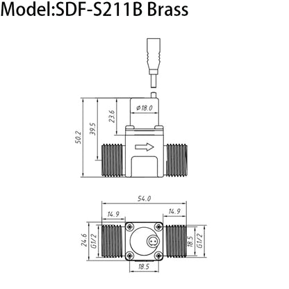 Goldenland 1/2 Inch Latching Brass Solenoid Valve, DC 4.5V-6.0V Pulse Bistable for Touchless Faucets Water OEM