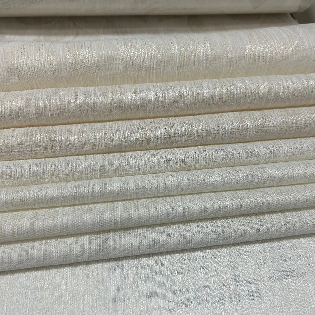 Hot Selling New Modern Hotel Sheer Curtain Fabric Sample 82 Types of Fabric Voile Transparent Tulle Curtains for the Living Room