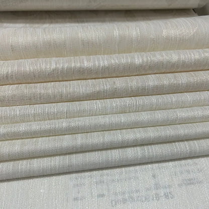 Hot Selling New Modern Hotel Sheer Curtain Fabric Sample 82 Types of Fabric Voile Transparent Tulle Curtains for the Living Room