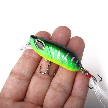 5pcs/box 5.5cm 8g Crankbaits Set for Bass Fishing Lures Hard Baits Topwater Lures Crank Bait Kit Fishing Tackle