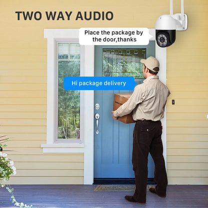 BESDER Mini CCTV PTZ IP Wifi Camera Surveillance HD 1080P High Speed Dome PTZ Outdoor Wireless Surveillance Camera