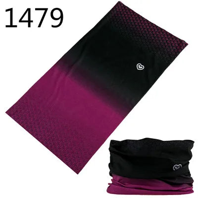 100% Polyester Solid color Microfiber Tubular Multifunction Motorcycle Scarf sports Headband Seamless Tube Bandanas Face Mask