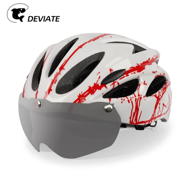 DEVIATE OEM ODM Custom Adjustable Dirt Bike Helmet with 11-15 Air Vents EPS+PC Material for E-Bike & Biking