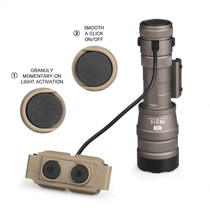2023 New HOT Waterproof Shockproof Dustproof 1000 Lumens LED  Light Tactical Flashlight HK15-0155