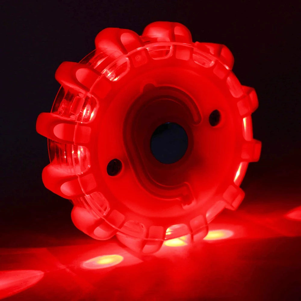 2PCS 3PCS 6PCS Car Emergency Strobe Flashing Warning Light Roof Road Safety Lamp Roadside Orange Beacon Magnetic Base Light