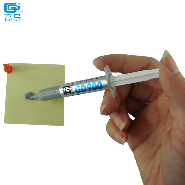 4 PCS Net 4 Grams Gray GD900 4.8W/M-K Thermal Conductive Grease Paste Silicone Plaster Heat Sink Compound for CPU Cooling Sheet
