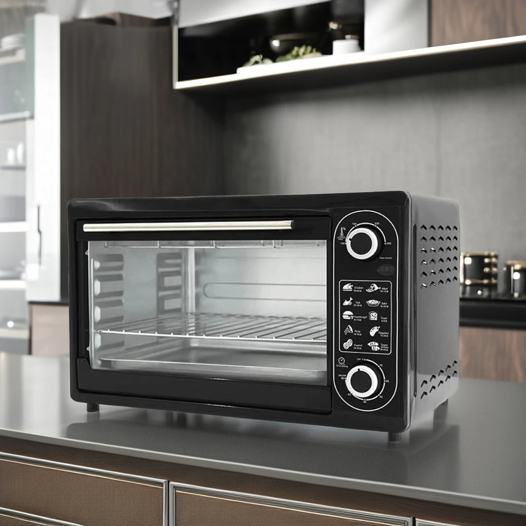 48L Mechanical Electric Convection Oven French/Dutch Toaster Oven Baking Warming Stainless Steel 2000W Class a Energy Household