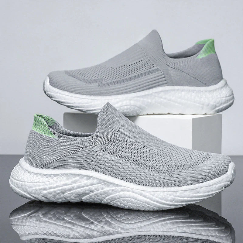 Y New Casual Flying Weaving Running Shoes Soft Sole Lazy Shoes Trendy Slip-on Sneakers for Man and Women