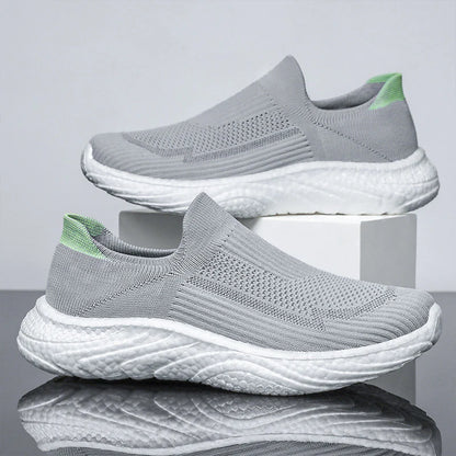 Y New Casual Flying Weaving Running Shoes Soft Sole Lazy Shoes Trendy Slip-on Sneakers for Man and Women