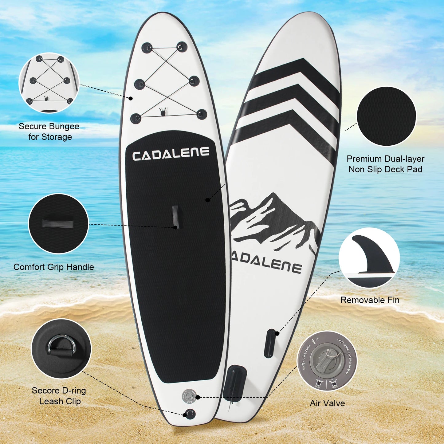 High Quality Unisex Inflatable Stand-Up Paddle Board for Fishing Touring Sup Board