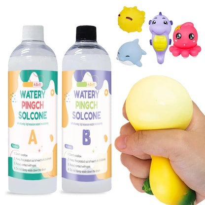 Homemade Pinch Joy Food Grade Silicone Squeeze Toys AB Adhesive Handmade Silicone Squeezing Toys for Children Male & Female
