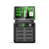 Power Bank 6000Mah Power Charger With 8 Slots and Phone Charging Station Overcurrent Protection 60W Solar Powered Kiosk Rental