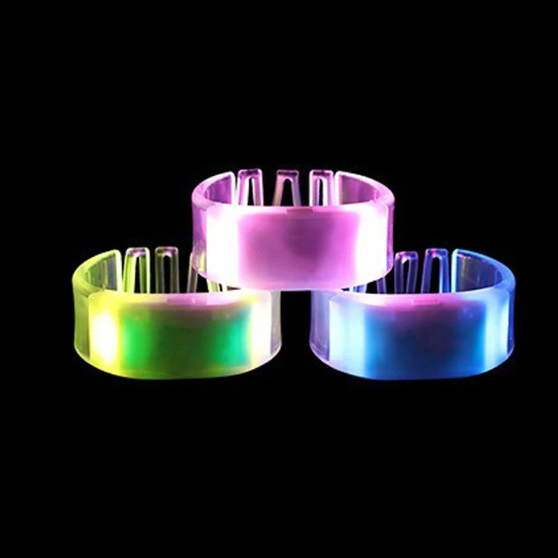 Finegreen Custom logo Remote Led Bracelet Remote Led Bracelet for Party Sport Event