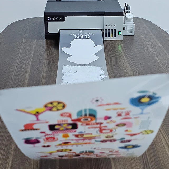 DTF Inkjet Printer A4 Size Start Kit DTF Printer Full Set Machine Heat Transfer XP600 DTF Printer With Materials