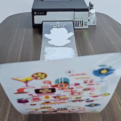 DTF Inkjet Printer A4 Size Start Kit DTF Printer Full Set Machine Heat Transfer XP600 DTF Printer With Materials