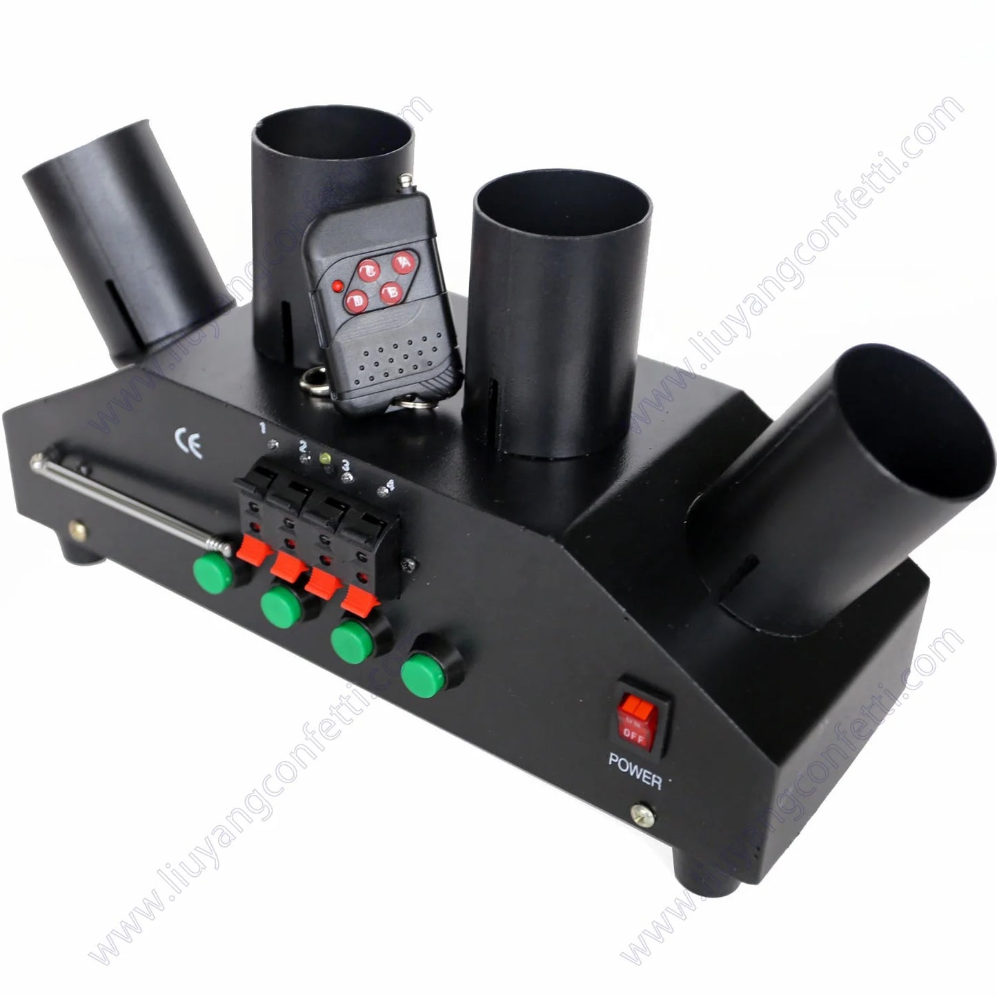 Pyro Receiver Cold Firework Firing System Stage Indoor Wedding Fountain Spark 4 Channel Cue Wireless Machine Remote Control