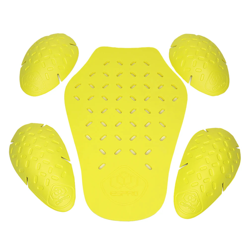 Motorcycle Jacket Lining Protectors Pad Shoulders Elbow Back Armor Protective Gear for Motocross Skiing ICE Skating Bike Cycling