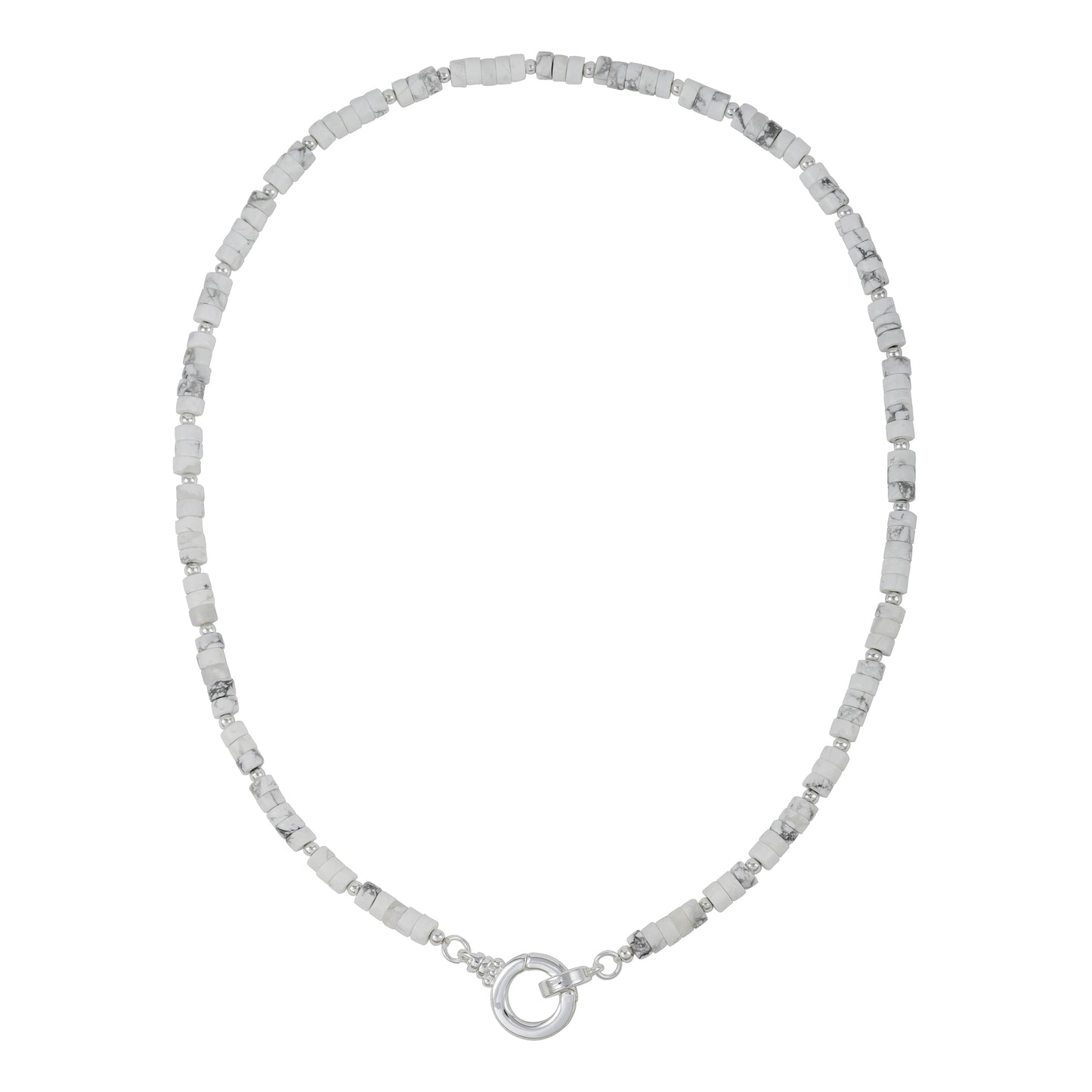 86 YORK Brand Classic Simple Gray Red Stone Necklace Collarbone Fashion Metal Chain Necklace for Women