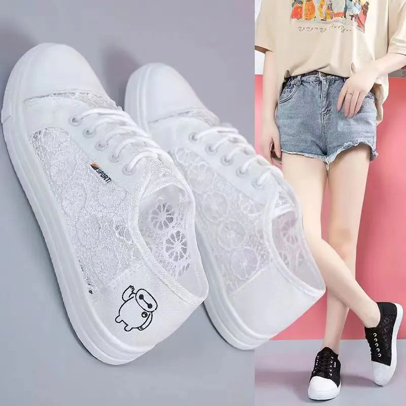 Women's Casual Light Weight Soft Soled Flat Bottomed Fashion Able Breathable Casual Shoes