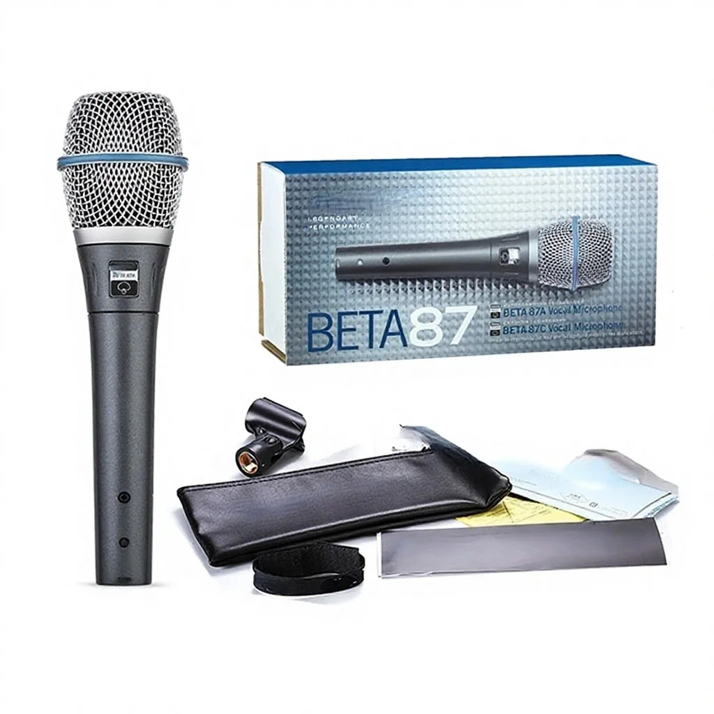 Beta87a Wired Handheld Dynamic Mic Vocal Microfone Condenser Microphone Beta87