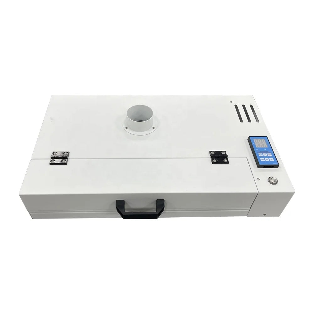 A3 Dtf Oven 30cm Dtf Oven Drying Dtf Oven with Fume Extractor Semi-automatic Adhesive Powder Baking for PET Film Sheet Dryer