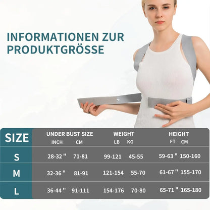 Comfortable Ergonomic Design Back Straightener Posture Corrector Back Support Brace for Adult