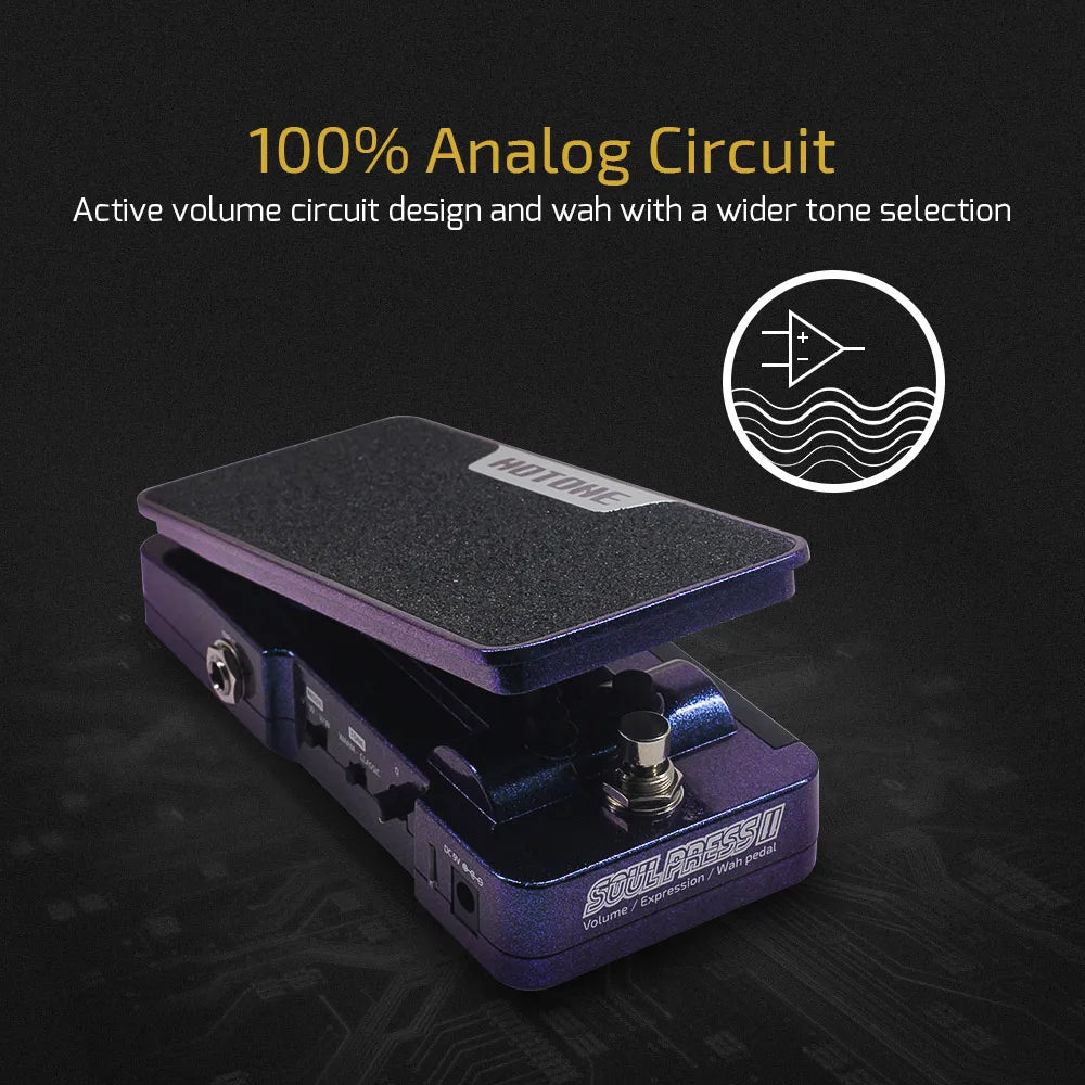 4 in 1 Switchable Wah Active Volume Passive Expression Effects Soul Press II SP-20 Pedal for keeping lossless tone