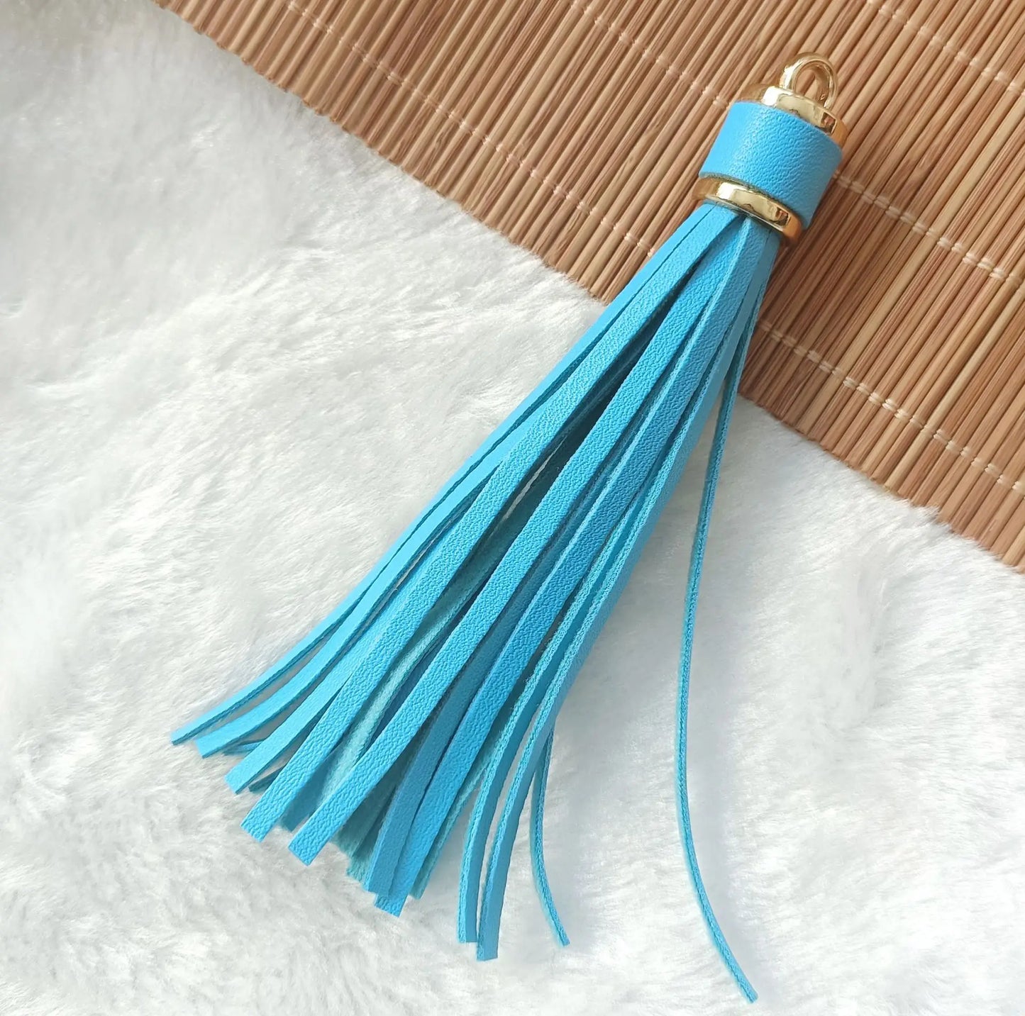 Length 10 cm Leather Tassel Artificial Leather Fringe for Festival Hangings Lantern Bag Bracelet Accessaries
