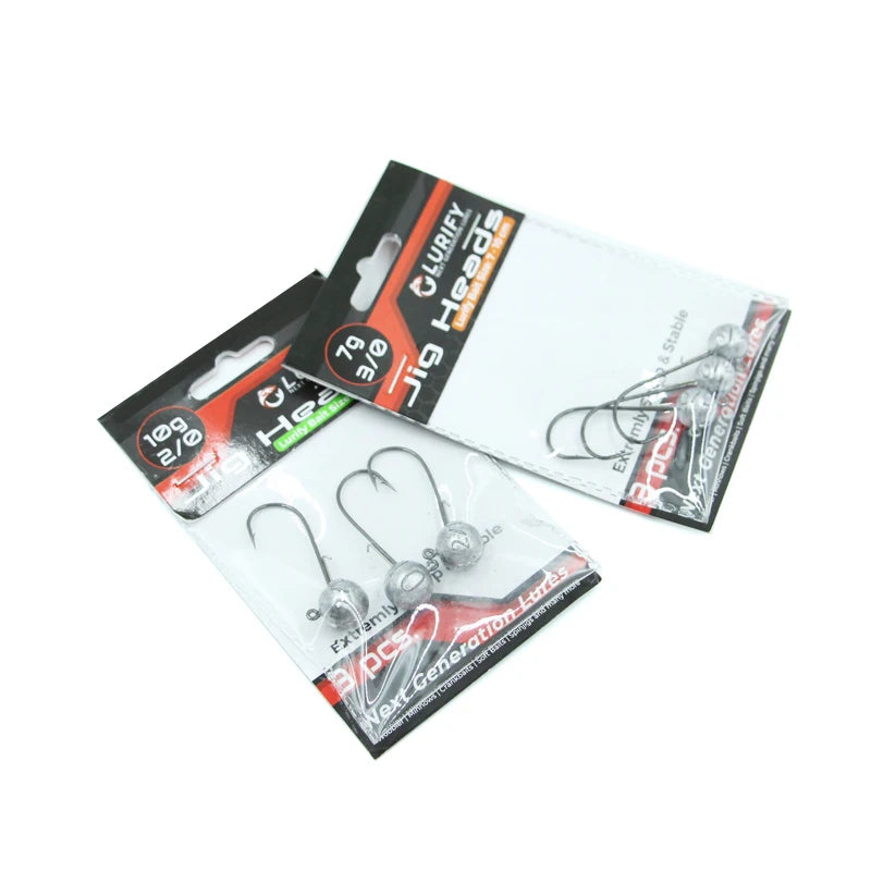 Selco China Lead Head Fishing Hook  Jig Head Fish Hooks Rigs Accessories
