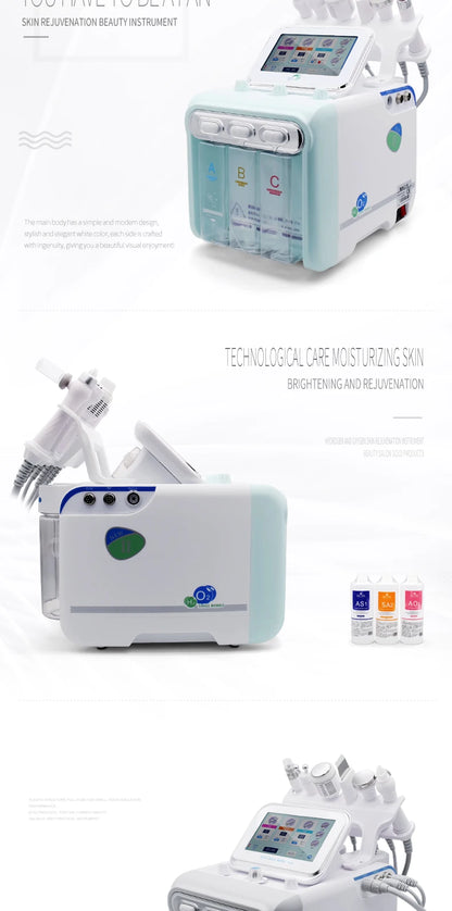 The Latestskin and Eye Multi-function Hydrogen and Oxygen Bubbles,Cleansing and Hydrating Beauty Machine