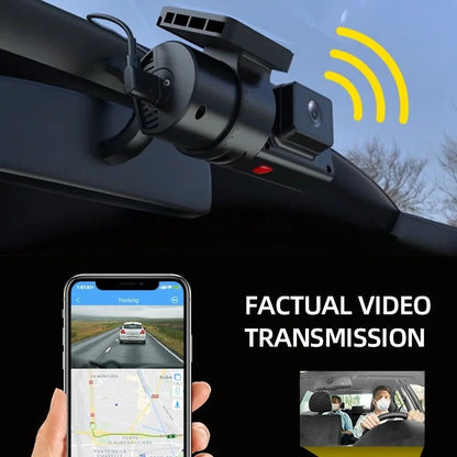 Jimilot JC181 Mini Dual Dash Cam 4G DVR WiFi USB 1080P GPS Event Video G-Sensor Fuel Cutoff Rotatable Car Camera 64GB ADAS
