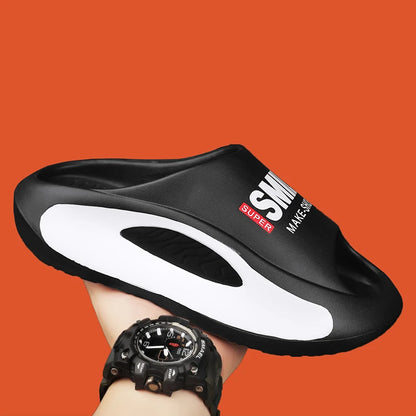 Unisex Eva Injection Sandals Flat Slip-On Slippers for Beach Bath and Indoor Use Dropshipping Recommended for Men and Women