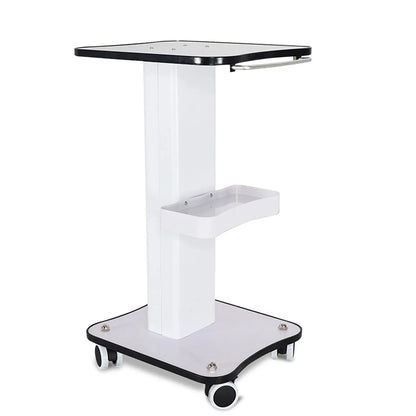 Standing Beauty Salon Trolley Cart with 4 Wheels Waterproof Plastic Material for Multipurpose Use in Living Room