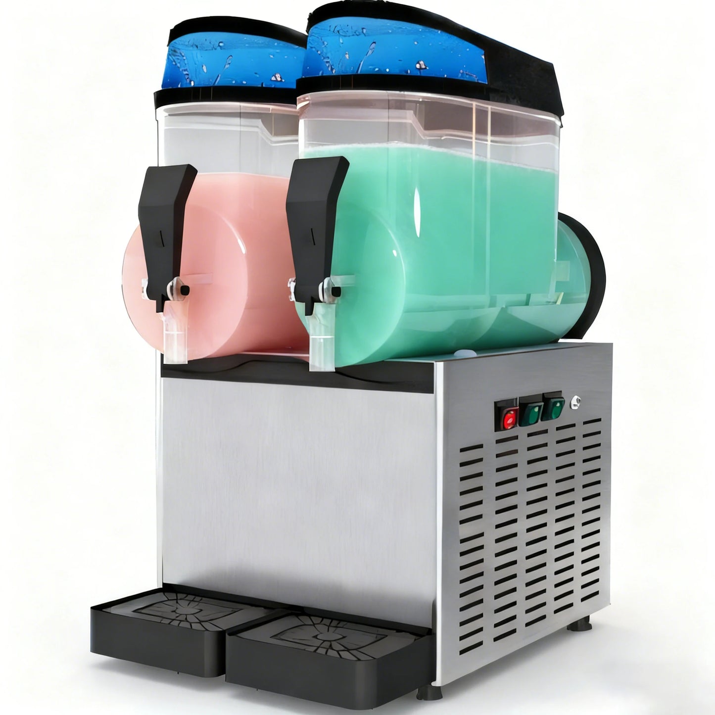 Slush Machine Commercial Energy Saving Automatic Stainless Steel Portable 24L 12kg/min 1100W Factory Direct Sales Wholesale