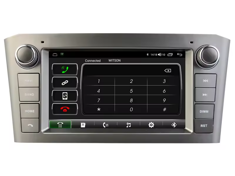 Carplay Android Auto OBD2 DSP GPS Reversing Aid RGB Amplifier Car Radio for Avensis 2009-2015 Car Head Unit Fast Shipping
