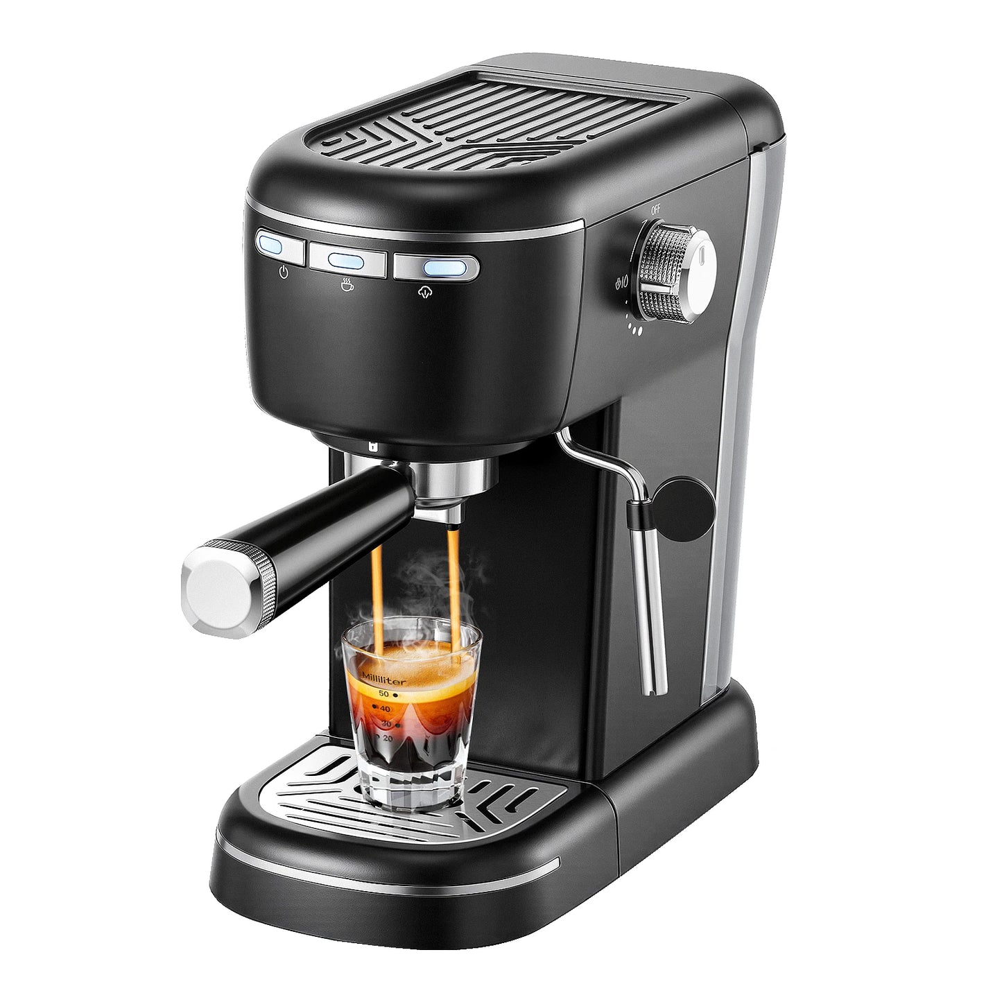Cappuccino Maker Automatic Espresso Machine with Milk Steamer