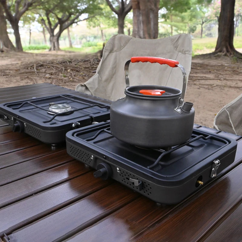 Vooma Customized 2-Burner Foldable Cooker Portable Mini Barbecue Grill for Outdoor Camping Gas Stove by Manufacturer