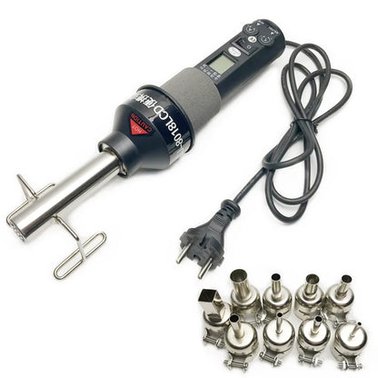 Portable Digital Heat air Gun GJ8018 Welding Tool Repair Station Complimentary 9 Nozzle Heat Shrink Gun 220V