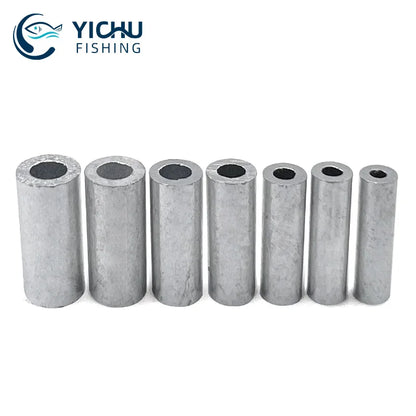 1000pcs Round Wire Rope Sleeve Aluminum Crimping Sleeve Fishing Line Connector Wire Rope Crimping Loop Sleeve