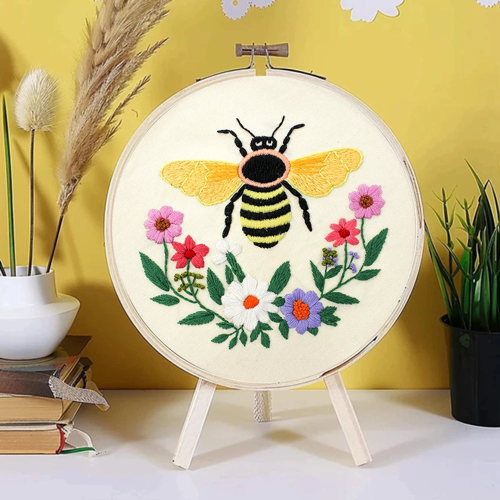 Factory DIY Cosmic Honey Practice Embroidery Set for Beginners Semi Finished Handmade Cross Stitch Decoration Crafts