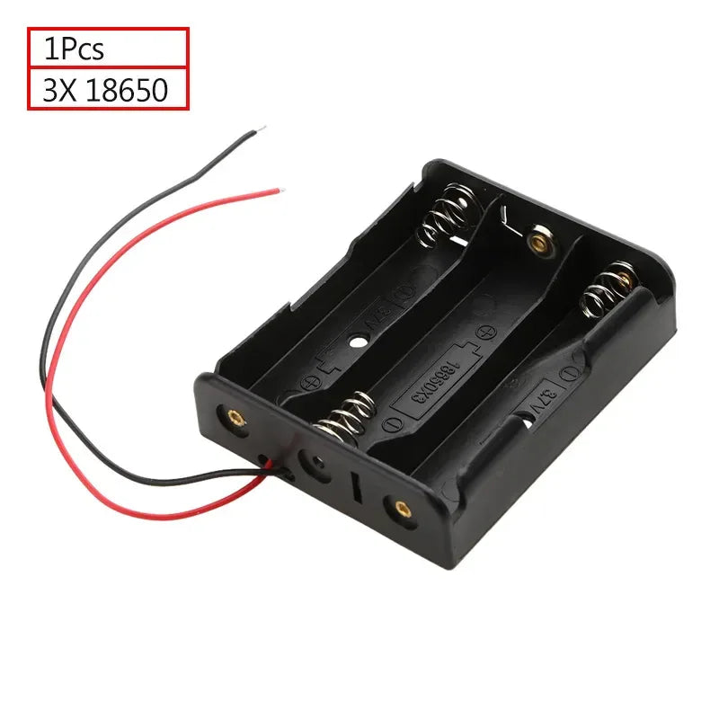 ALLOYSEED 18650 Power Bank Case 1X 2X 3X 4X 18650 Battery Holder Storage Box 1 2 3 4 Slot 18650 Rechargeable Batteries Container