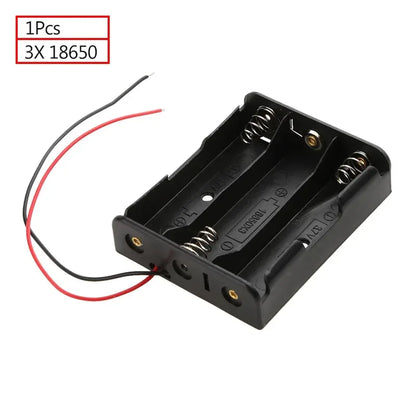 ALLOYSEED 18650 Power Bank Case 1X 2X 3X 4X 18650 Battery Holder Storage Box 1 2 3 4 Slot 18650 Rechargeable Batteries Container