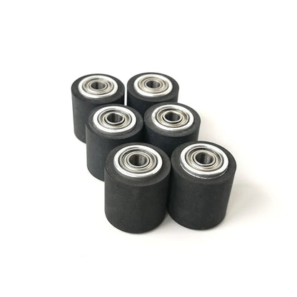 10pcs Pinch Roller Graphtec Skycut Printer Vinyl Cutter Cutting Plotter Roll 4x11x16mm Rubber Copper Core Press Paper Wheel