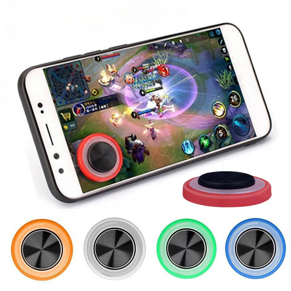 New Round Game Joystick Mobile Phone Rocker For Iphone Android Tablet Metal Button Controller For gamepad With Suction Cup