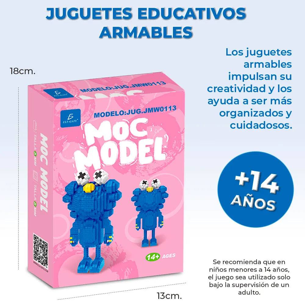 Cookie Monster Block Toy 1097PCS
