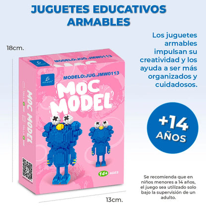 Cookie Monster Block Toy 1097PCS