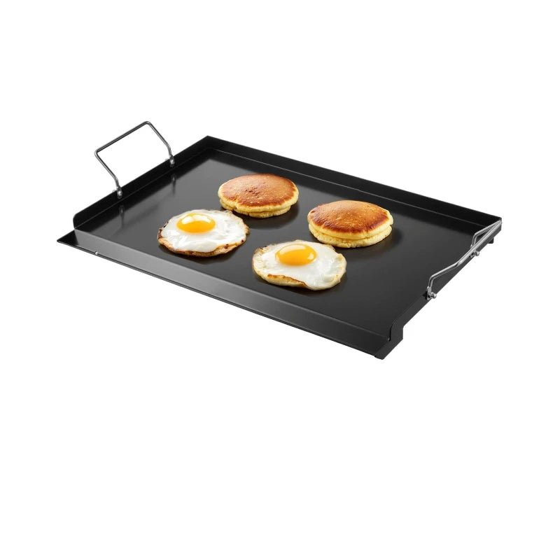 Overseas Stock Free Shipping 24x16 in Flat Top Griddle Carbon Steel Universal BBQ Grill Pan Cookware