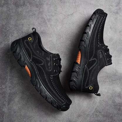 2025 Genuine Leather Sports Shoes Comfortable Fashion Lace up Men Outdoor Sports Sneakers Shoes