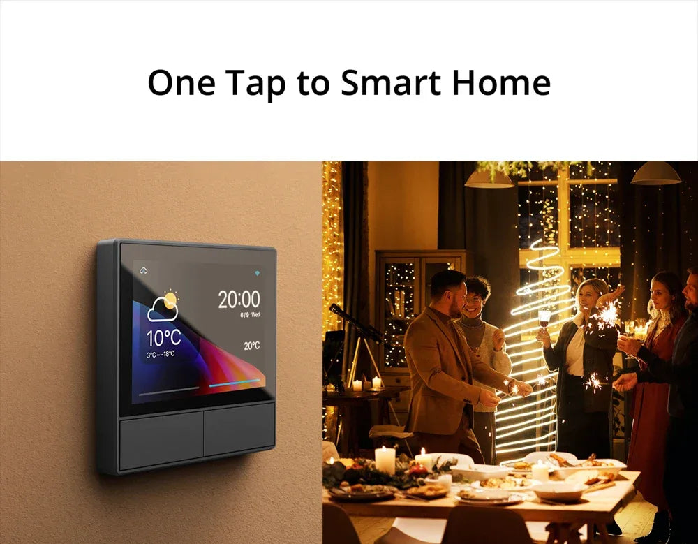 SONOFF NSPanel Smart Scene Wall Switch EU/US Integrated HMI Panel Home Automation Thermostat Smart HomeWorks with Alexa Alice